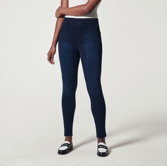 SPANX Pants - Spanx Jean-ish Ankle Legging in Dark Wash